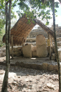Reliefs der Maya in Coba