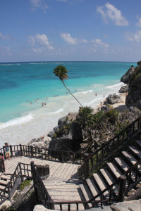 Strand in Tulum, Mexiko