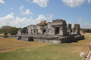 Bild eines Tempel in Tulum