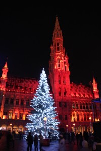 Brüssel Grand Place Weihnachten