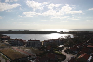 Blick auf die Küste an der Nordsee in Westkapelle