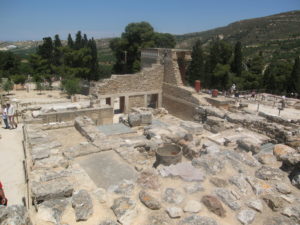 Augrabungen von Knossos auf Kreta