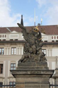Denkmal auf dem Hradschin in Prag